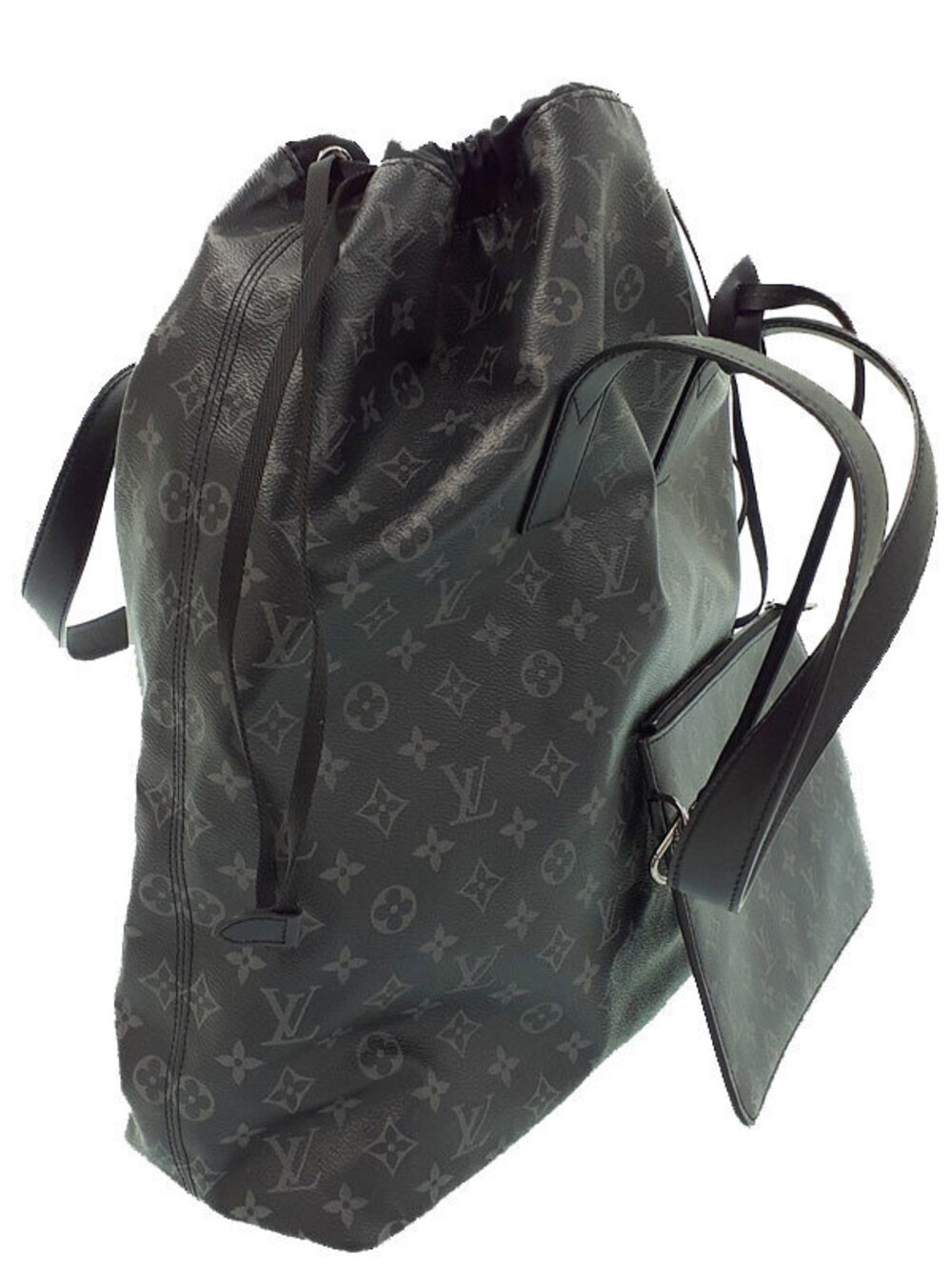 Louis Vuitton Eclipse Bag Cabas Tote Black Monogram Black